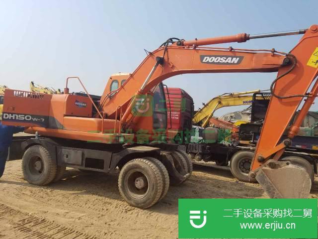 河南出售二手斗山150-7輪挖掘機(jī)