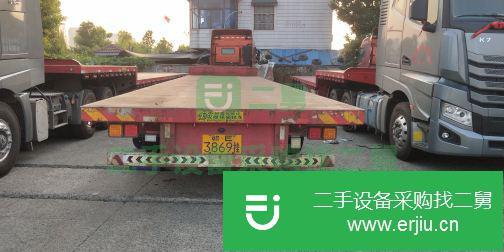 浙江省出售二手低平板半掛車