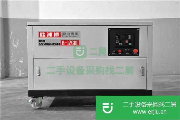 山東出售二手30千瓦封閉式汽油發電機