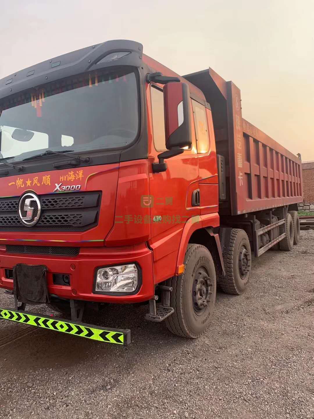河北出售18年德龍X3000自卸車，國五排放汽貿(mào)扣押車