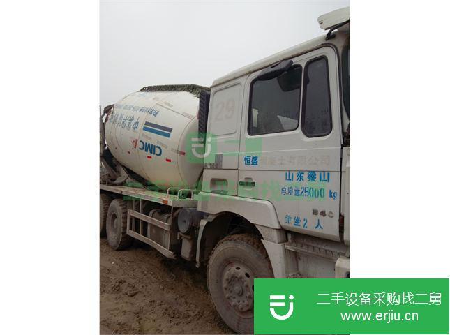 山東出售二手陜汽重卡德龍F3000混凝土攪拌車