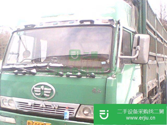 黑龍江出售二手解放前四后十載貨車