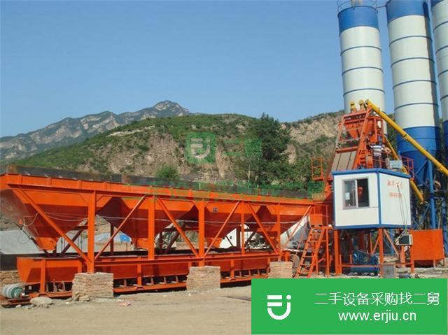 河南出售二手智能混凝土攪拌站
