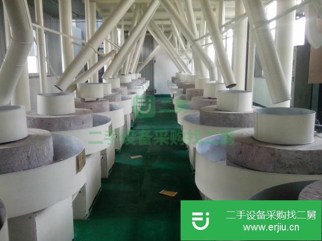 河南出售二手石磨面粉機