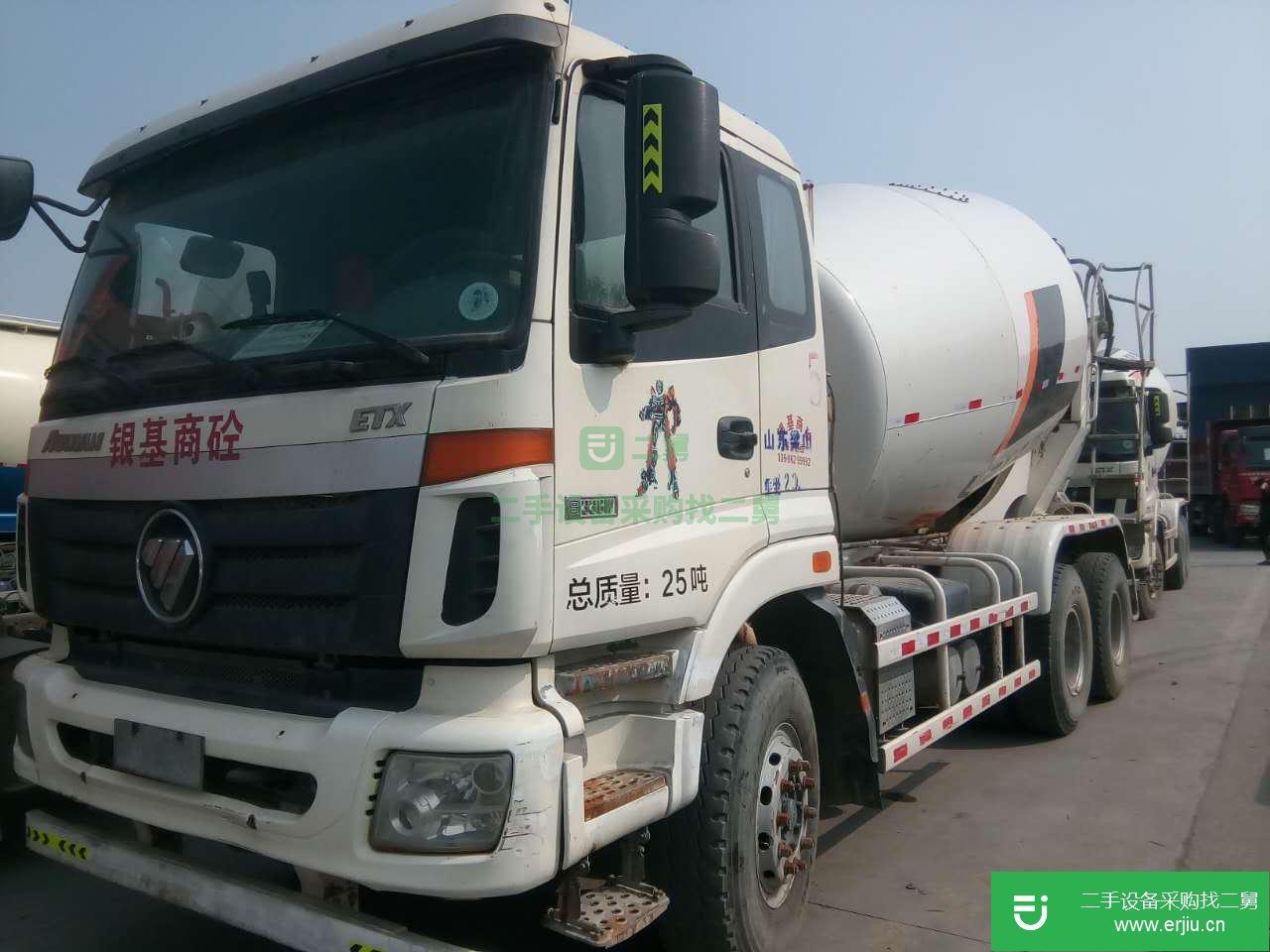 山東出售二手豪沃混凝土攪拌車