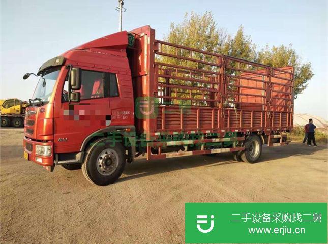 山東出售二手高欄貨車一汽解放龍威