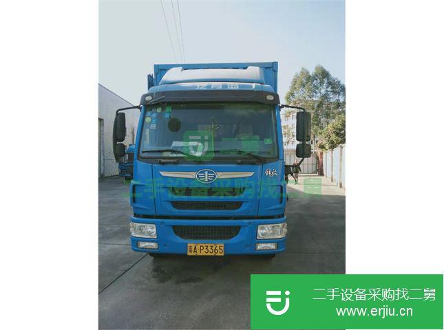 廣東出售二手一汽解放廂式貨車