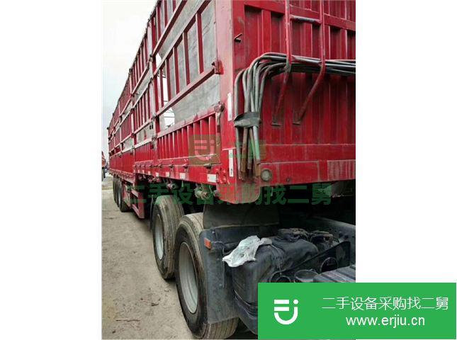 江西出售二手解放倉欄半掛車