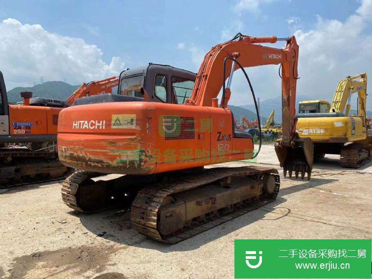 云南出售二手日立120挖掘機(jī)