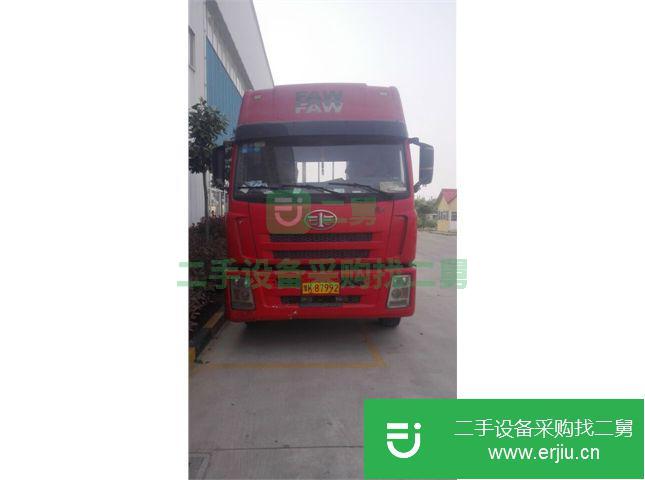 河南出售二手一汽解放奧威半掛車