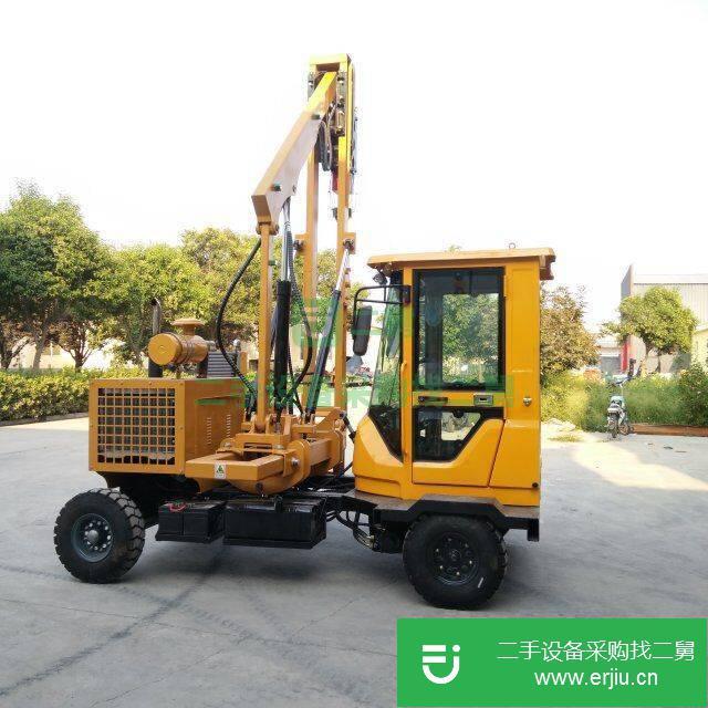 河南出售二手液壓護(hù)欄打樁機(jī)