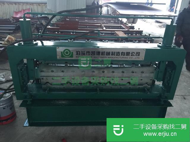 新疆出售二手雙層彩鋼瓦壓瓦機