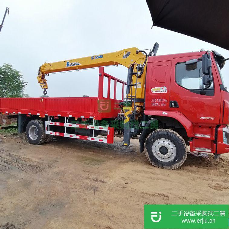 湖北省出售二手柳汽乘龍單橋8噸隨車吊