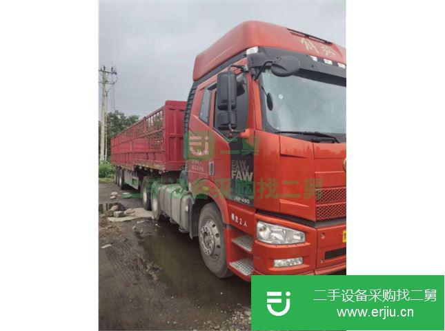 河南出售二手一汽解放J6P掛車