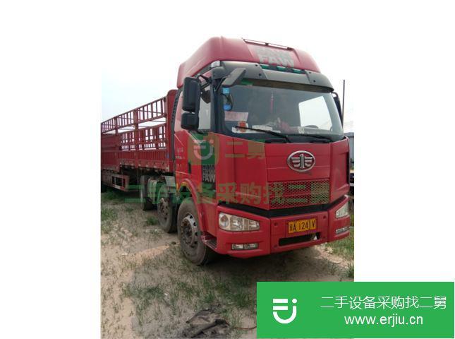河北出售二手倉欄半掛車