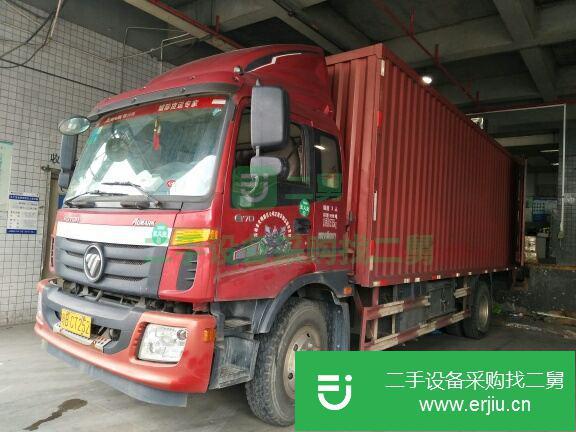 廣東出售二手福田歐馬可C系170馬力排半廂式貨車