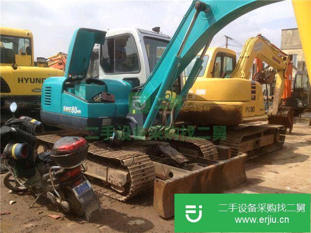 湖南出售二手山河智能80挖掘機(jī)