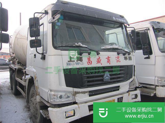 遼寧出售二手中國重汽濠沃混凝土攪拌車