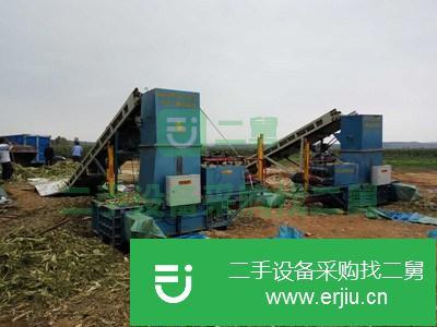 山東出售二手小型秸稈青儲打包機