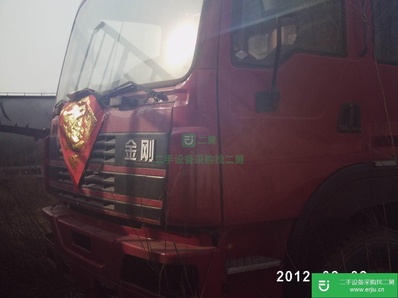 江蘇出售二手紅巖金剛9.6米側翻自卸車