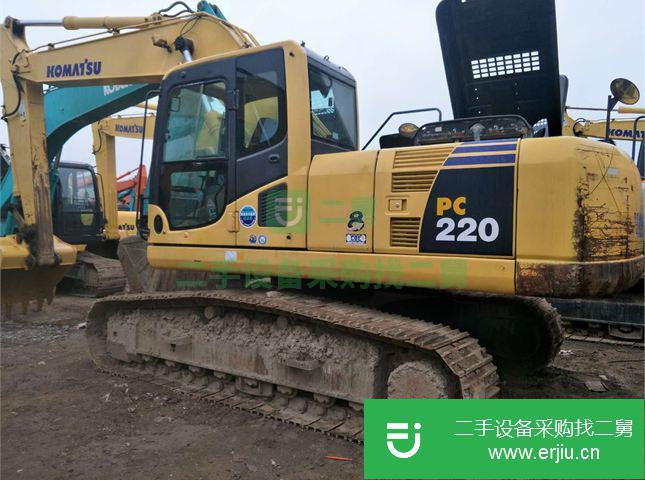 江蘇出售二手小松220-8挖掘機