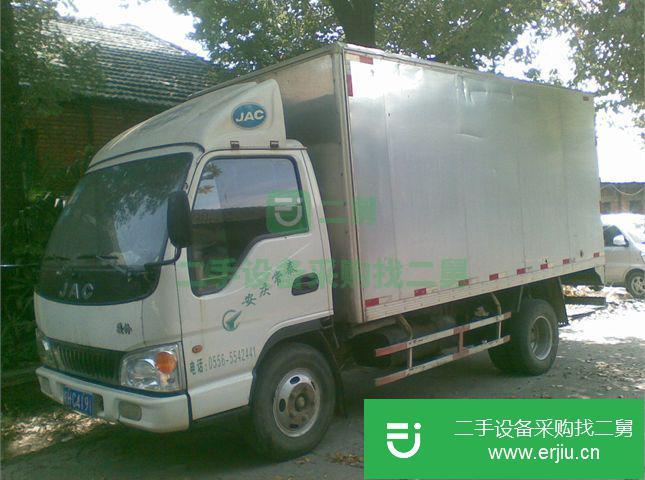 安徽出售二手江淮駿鈴，120馬力前二后四廂式貨車