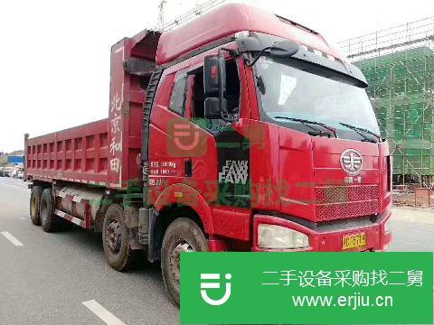 廣西出售二手一汽解放J6前四后八自卸車