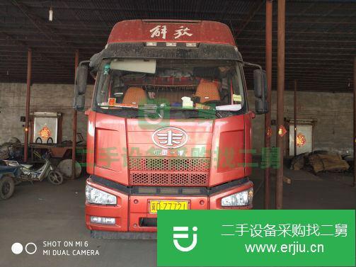 河北出售二手一汽解放J6前四后八載貨車