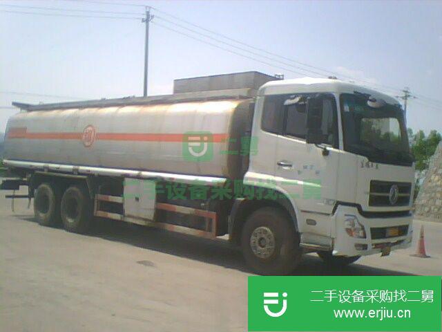 湖北出售二手東風天龍后八輪油罐車