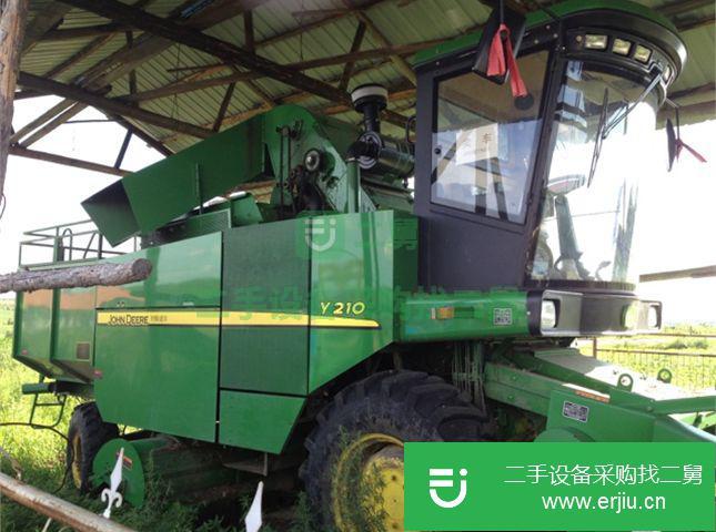 黑龍江出售二手約翰迪爾Y210玉米收割機