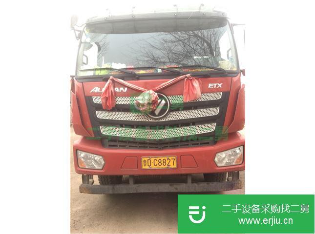 山東出售二手福田前二后八自卸車