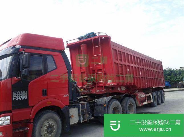 廣西出售二手一汽解放J6，420馬力前二后八牽引車