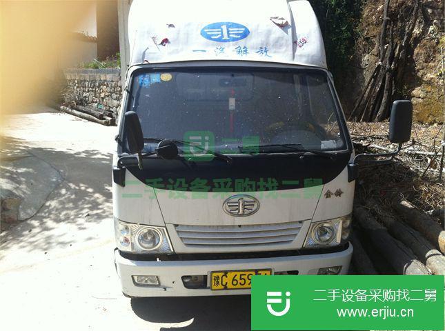 河南出售二手一汽解放前二后四自卸車