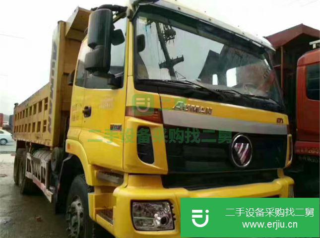 江西出售二手歐曼散裝物料8×4軸距1800自卸車