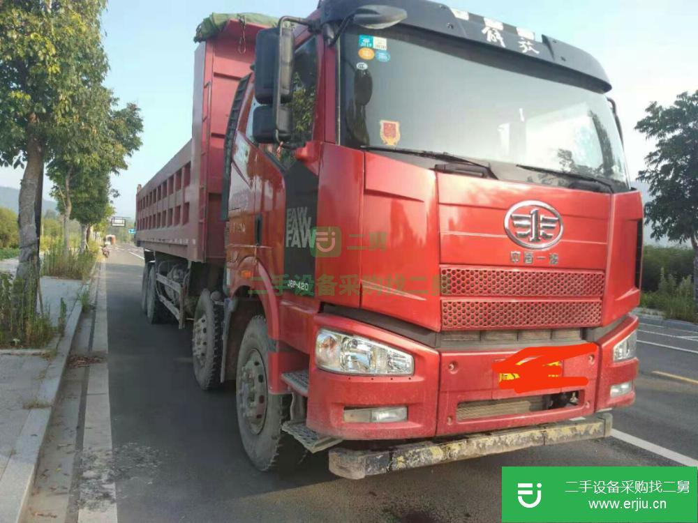 浙江出售二手解放J6前四后八自卸車