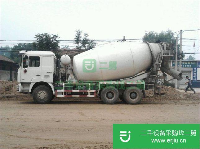 上海出售二手陜汽重卡德龍F(tuán)3000混凝土攪拌車(chē)，340馬力