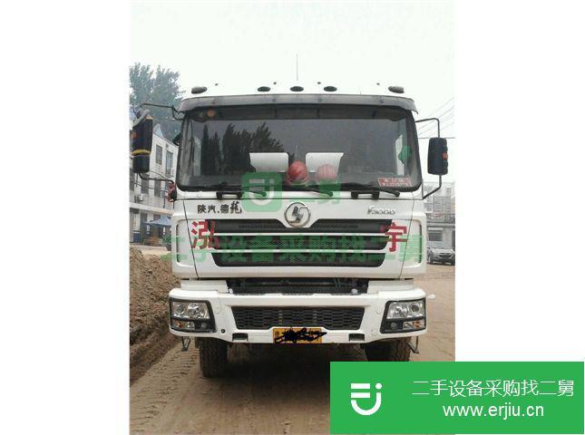 上海出售二手陜汽重卡德龍F(tuán)3000混凝土攪拌車(chē)，340馬力