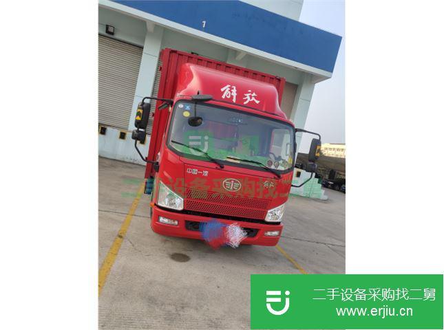 江蘇出售二手輕卡青島解放J6F廂式貨車