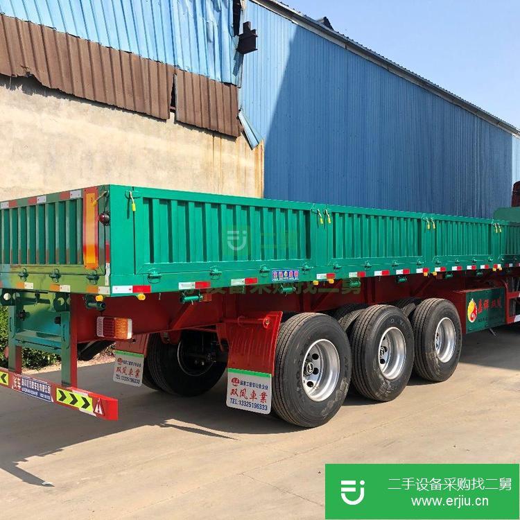 山東出售二手JSF9400Z倉柵式半掛車