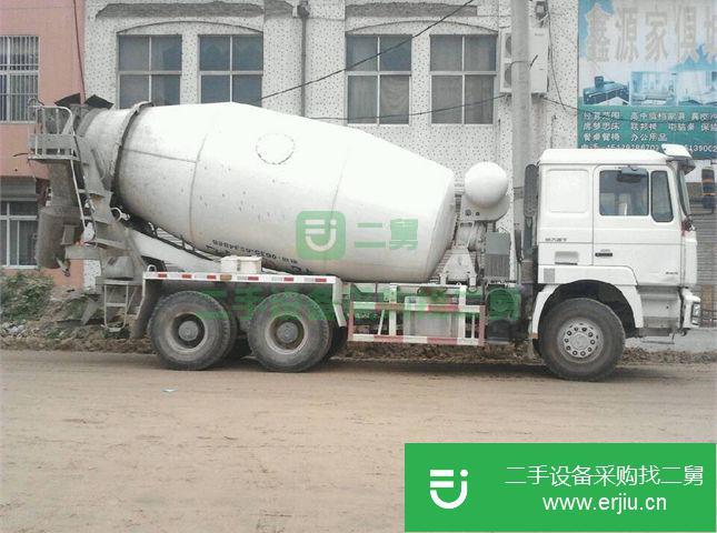 上海出售二手陜汽重卡德龍F(tuán)3000混凝土攪拌車(chē)，340馬力