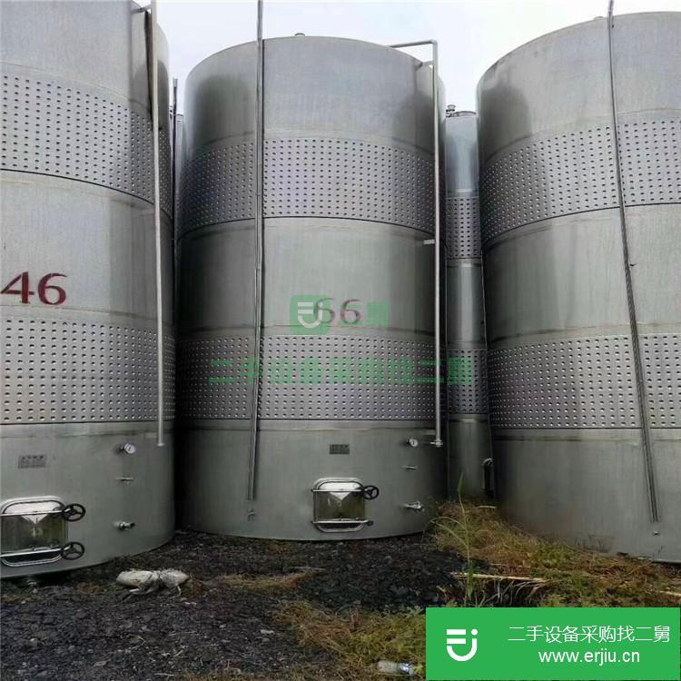 山東出售二手不銹鋼儲罐