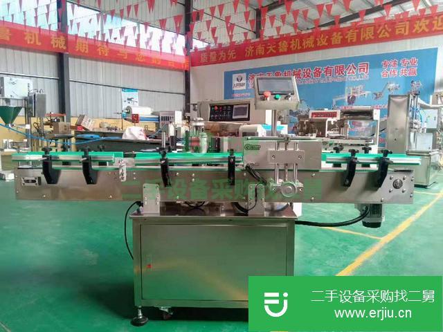 山東出售二手蜂蜜罐頭自動貼標機