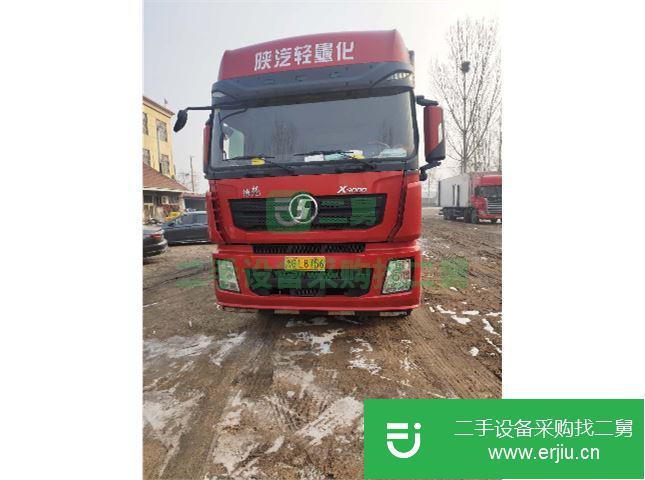 山東出售二手陜汽重卡德龍X3000，350馬力，前四后八冷藏車