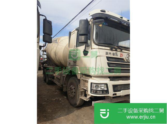 山東出售二手14方陜汽重卡攪拌車