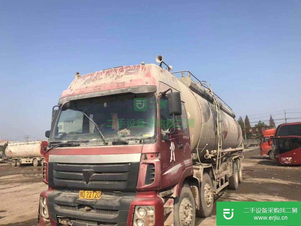 湖北出售二手龍帝牌粉塵物料運輸車