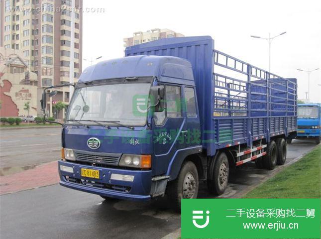 吉林出售二手一汽解放藍色前四后八載貨車
