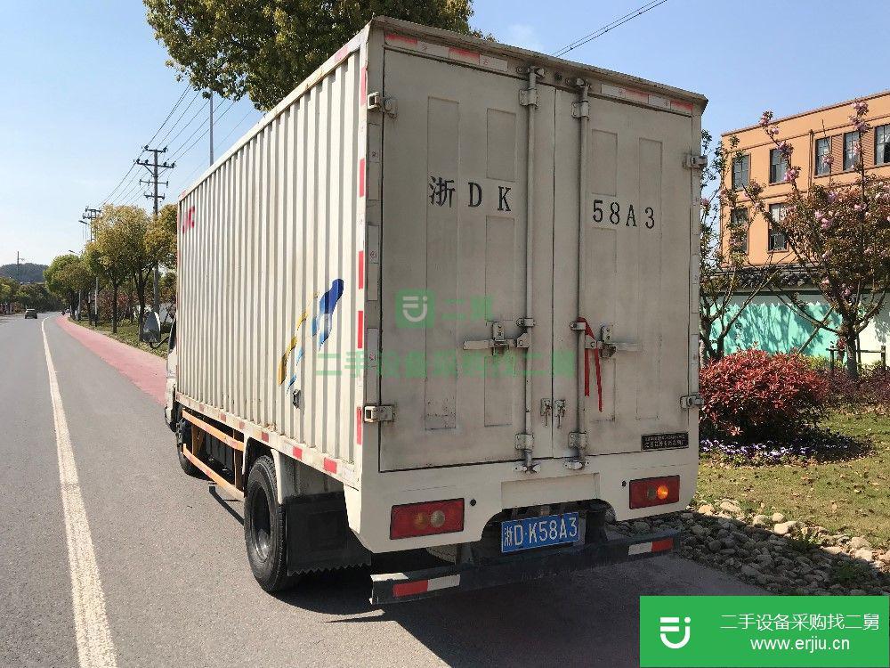 浙江出售二手江鈴凱銳豪華型4.2米廂式貨車