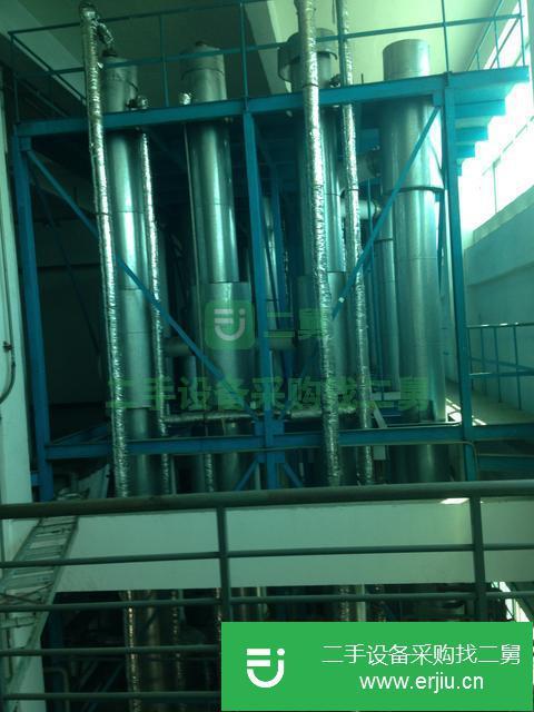 山東出售二手8噸三效四體濃縮蒸發器