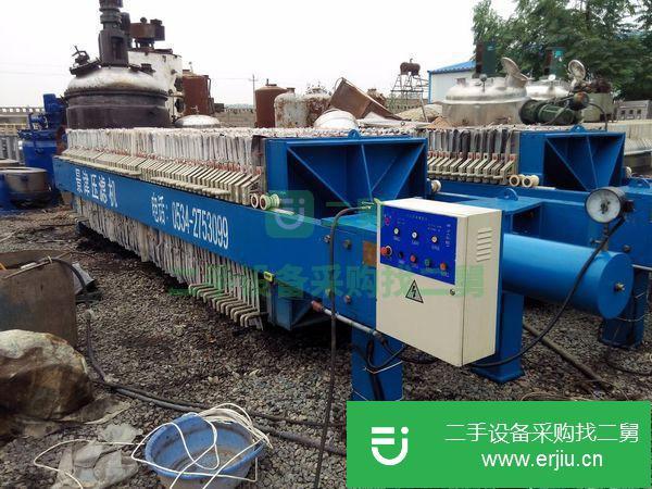山東出售二手板框壓濾機(jī)