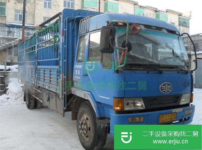 黑龍江出售二手青島解放載貨車(chē)
